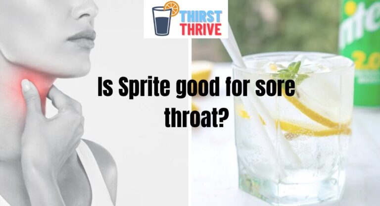 Is Sprite good for sore throat?
